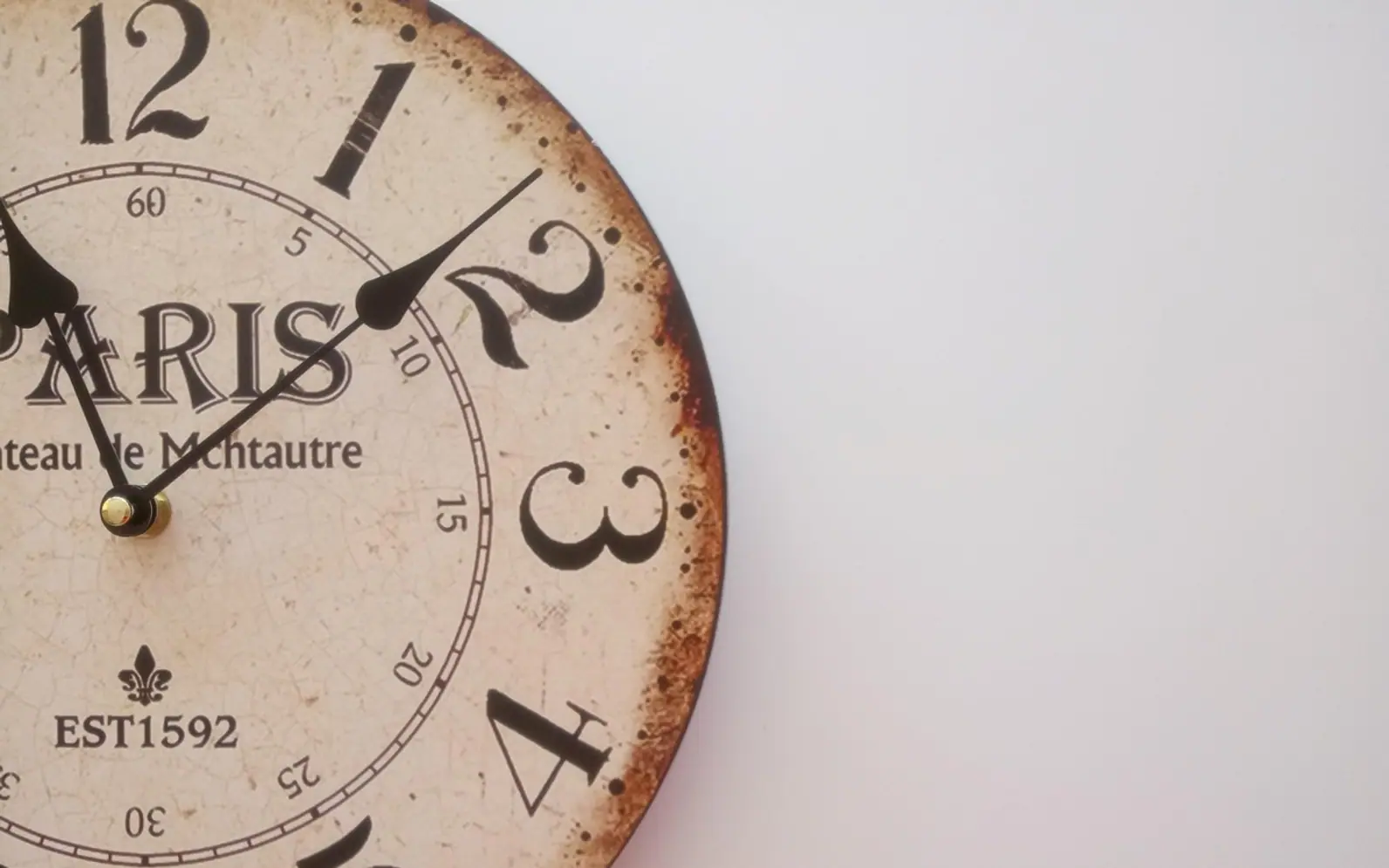 Clock, wall and time