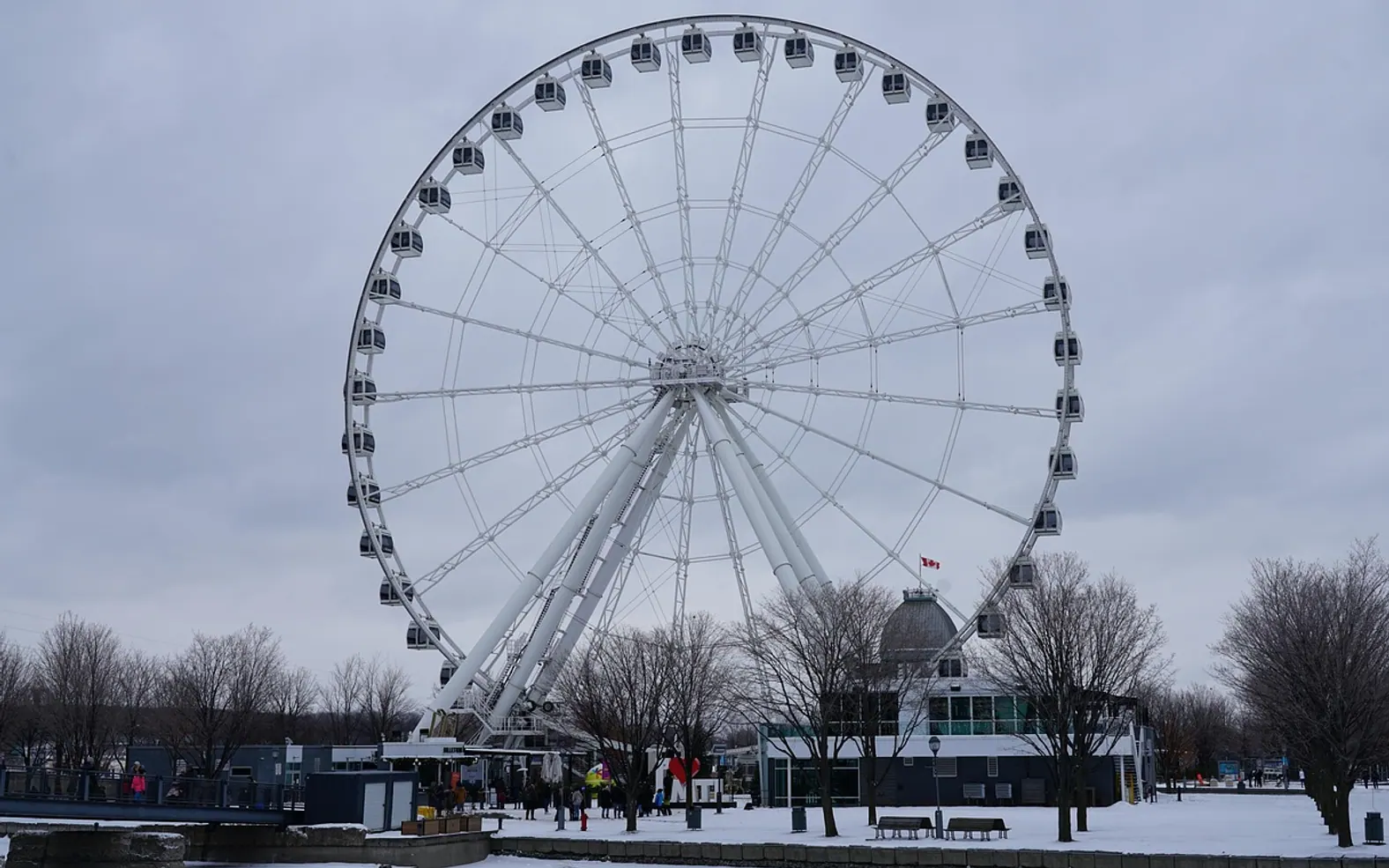 Ferris wheel, attraction and fun
